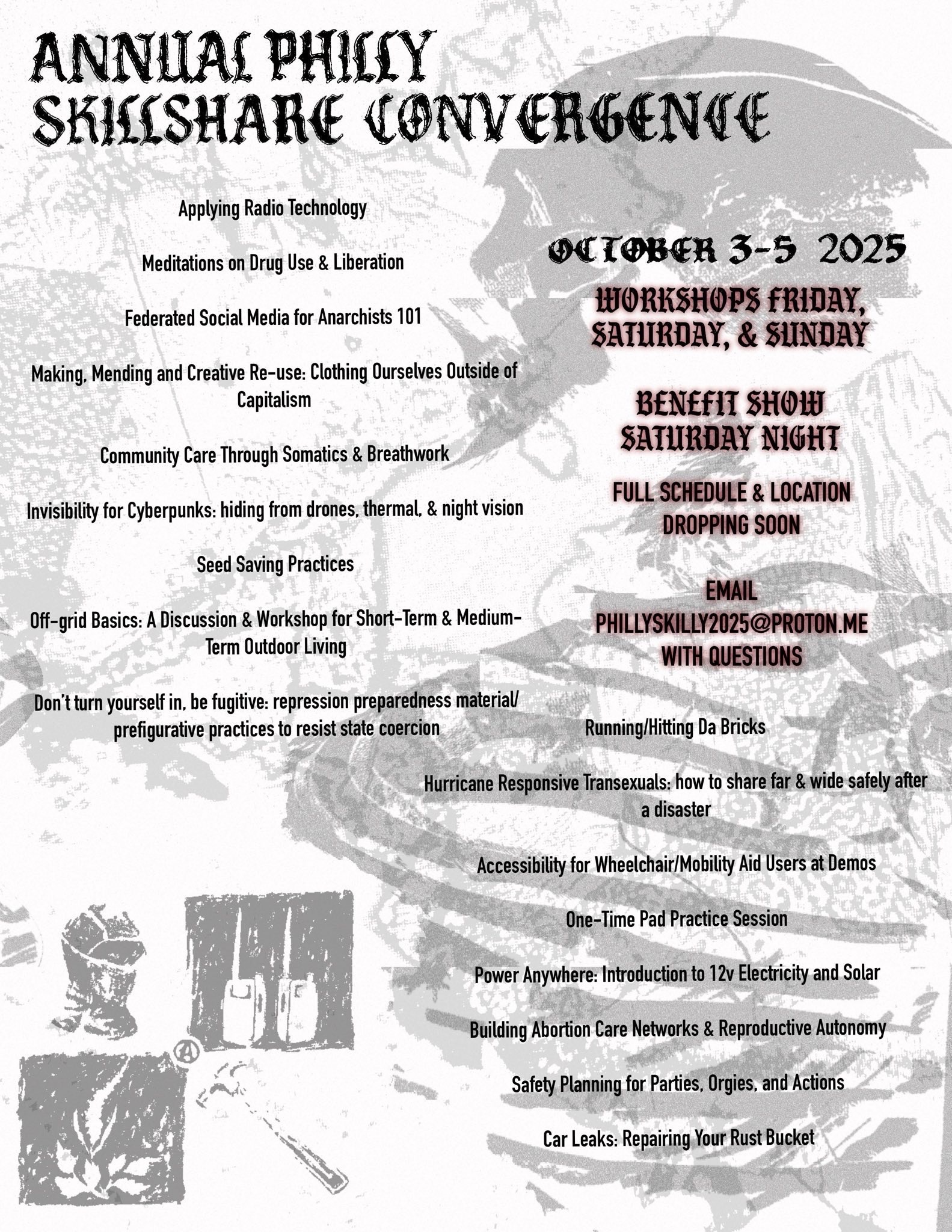 The list of workshops for the 2025 Philly Skillshare is now available.